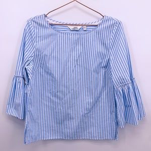 Vineyard Vines Striped Popover Top Size Medium